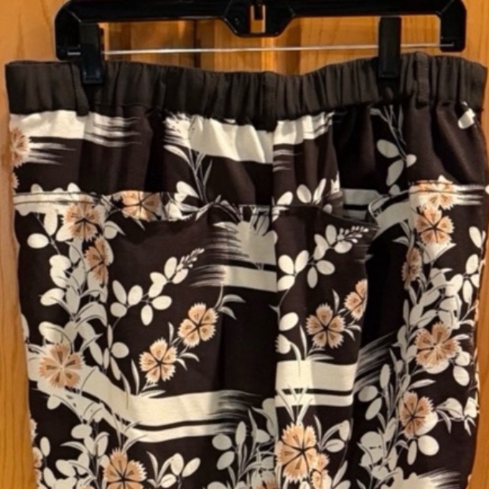 Anthropologie Elevenses Floral Joggers Pants Size Large - Picture 6 of 8